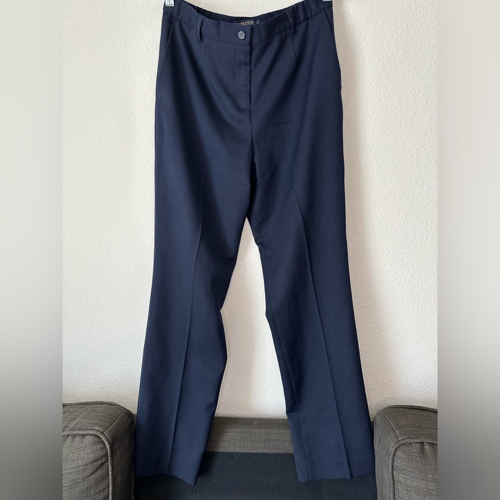 NWOT Pendleton Classic Pants Trousers Navy Size 6